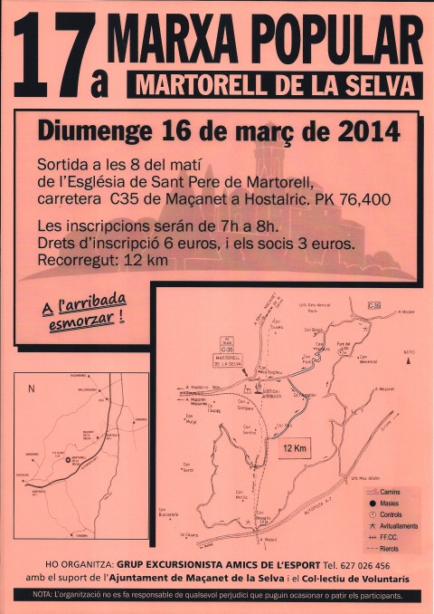 17ª Marxa Popular de Martorell de la Selva